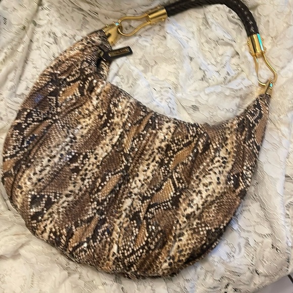 Michael Kors Phython Leather Hobo - Picture 2 of 7